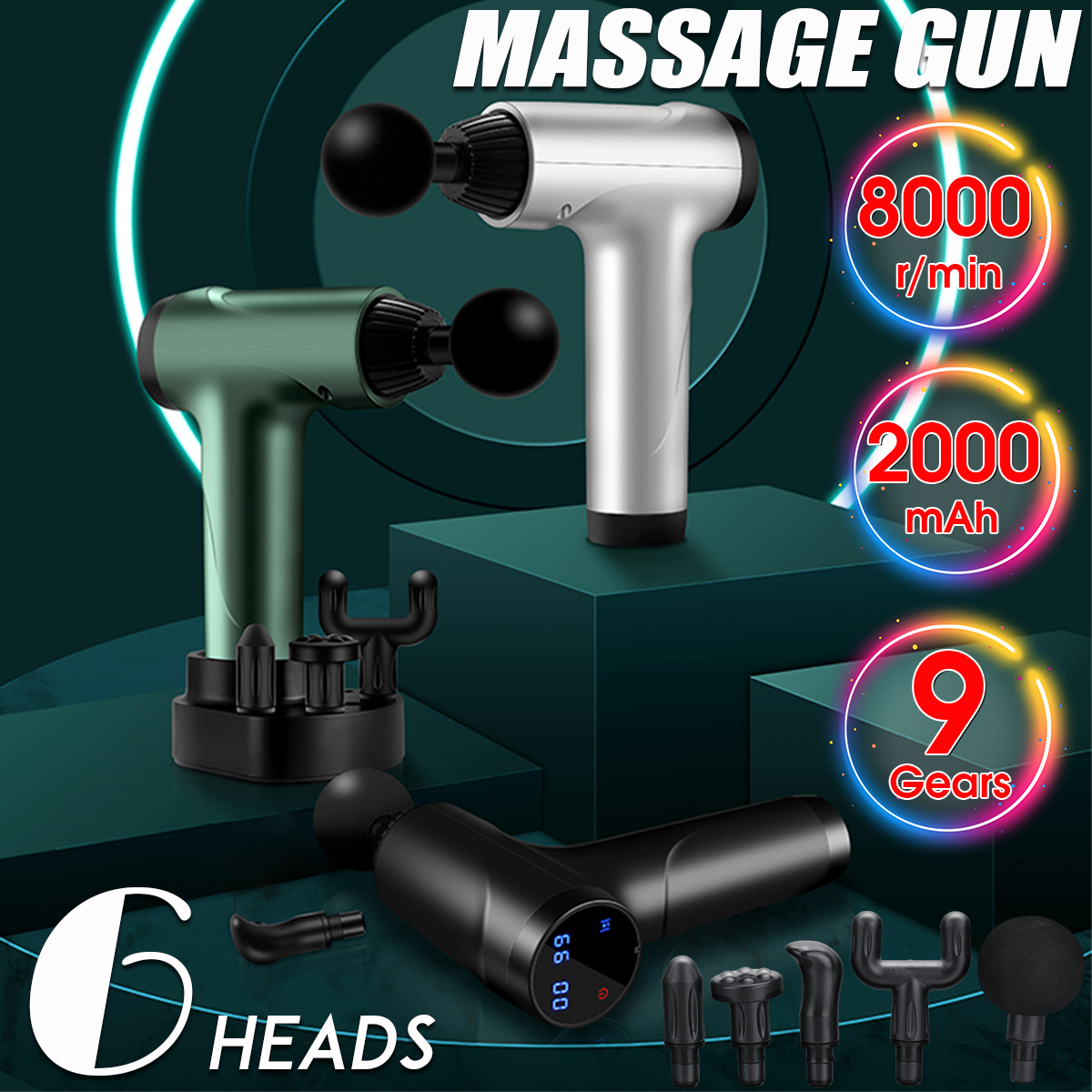 ElectricPercussiveMassageGunsHandHeldTherapyDeviceForRelaxingShockVibrationDeepMusclesMassagerW6Mass-1793517