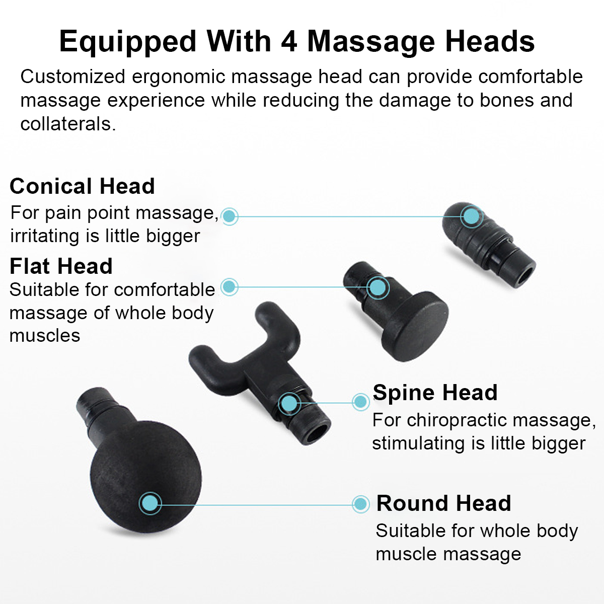 ElectricPercussionMassagerHandheldDeepMusclesRelaxingShockVibrationTherapyDeviceW4MassageHeads-1762458